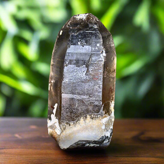 Smoky Quartz Healing Cluster 150g – Grounding & Protection Energy Stone 7x4cm