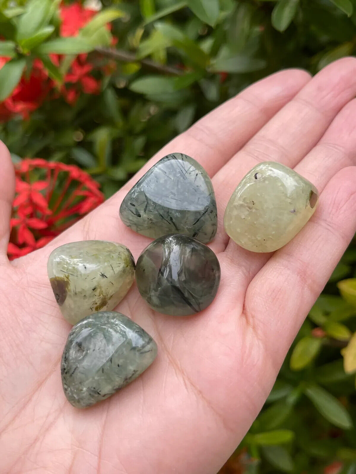 1/2 Lb Lot Tumbled Stones, 0.75-1.25" Crystal Healing Stones, Choose Stone Type