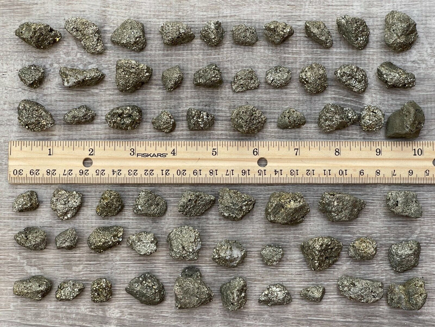 Grade A++ Small Rough Pyrite Stone, 0.5-1" Raw Pyrite Stone, Wholesale Bulk Lot
