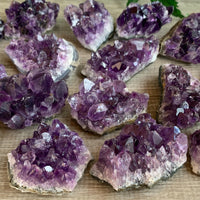 Deep Purple Amethyst Cluster From Uruguayan, Amethyst Geode, Raw Amethyst