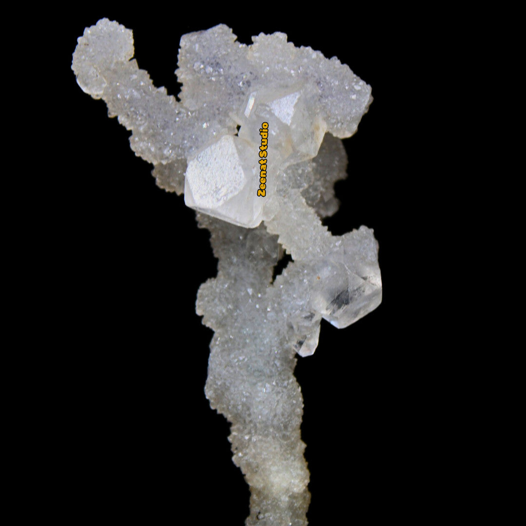 Apophyllite Cube Cluster Tower Shape 11cm 150g Natural Mineral Specimen Repaired