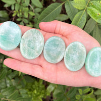 Natural Crystal Worry Stone: Choose Gemstone (Crystal Healing Pocket Stone)
