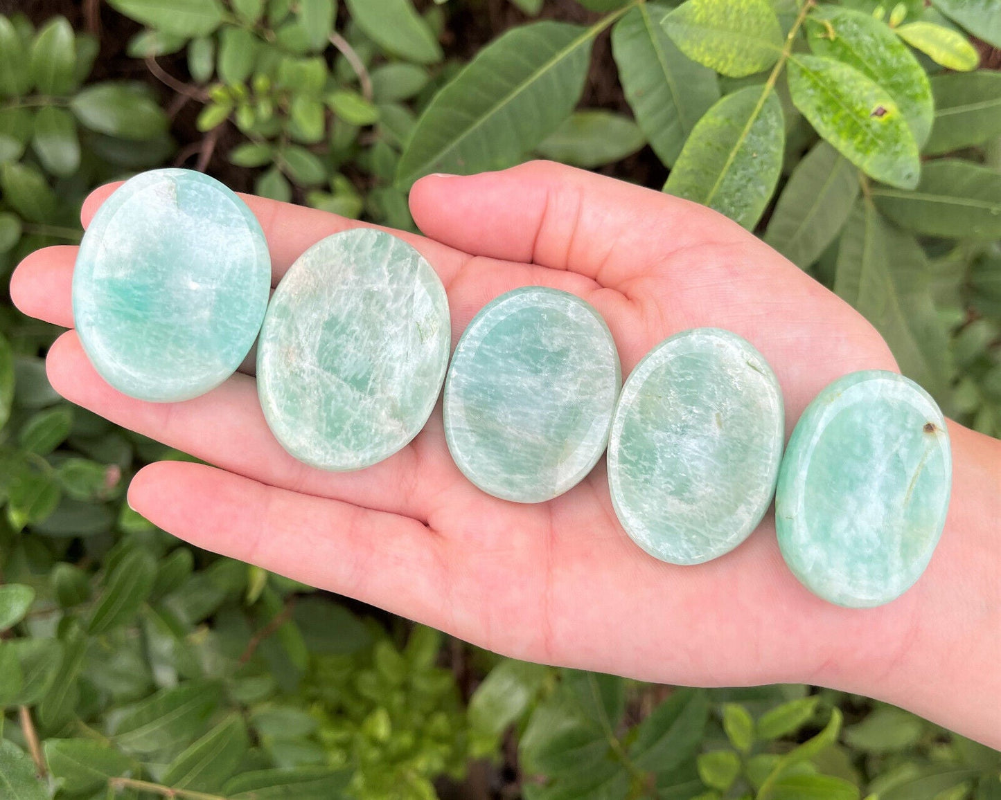 Natural Crystal Worry Stone: Choose Gemstone (Crystal Healing Pocket Stone)