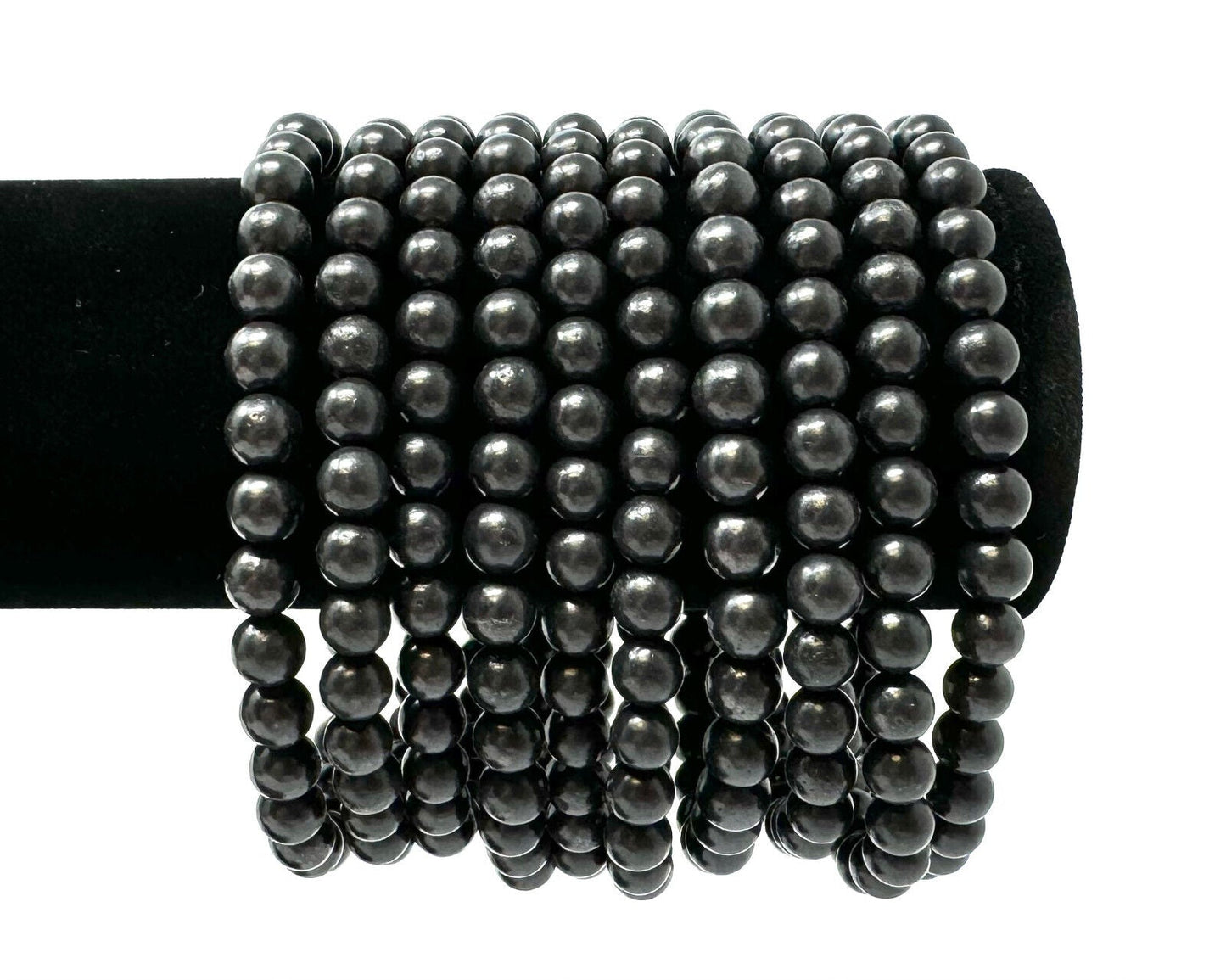 6 mm Bead Gemstone Bracelets BUY 3 GET 1 FREE - Dainty Stretch Crystal Bracelets