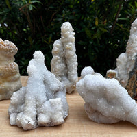 Chalcedony & Crystal Quartz Stalactite, Quartz on Chalcedony Stalactite Specimen