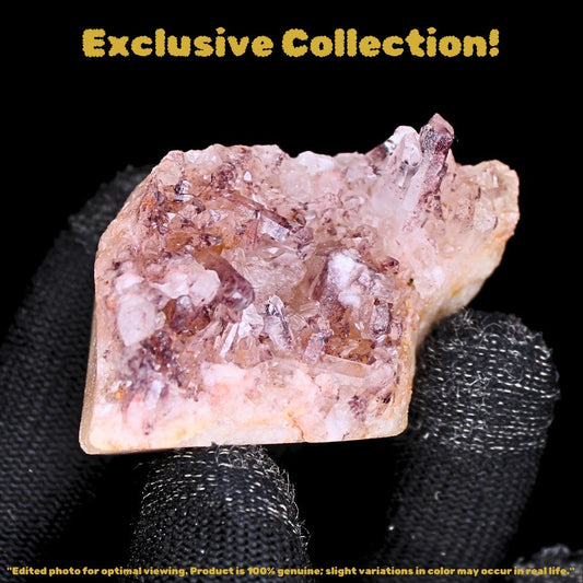103g Red Phantom Quartz Crystal Rare Growth Formation India Specimen
