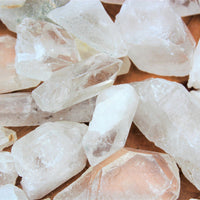 Wholesale CLEARANCE Bulk Lot 1/4 lb (4 oz) Rough Natural Quartz Crystal Points