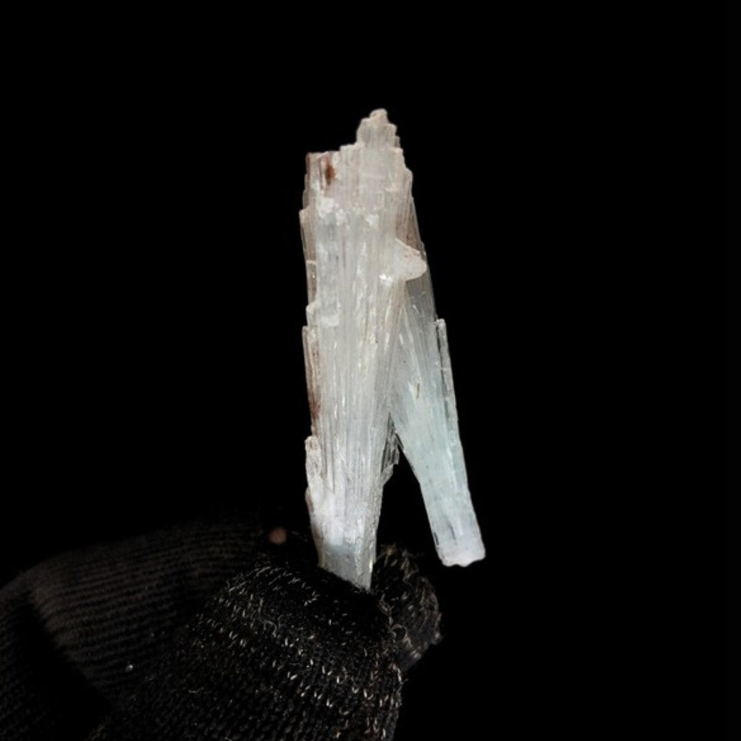 Rare 8g Scolecite Crystal Cluster  Zeolite Mineral Specimen from India