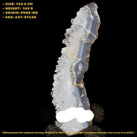 Apophyllite Quartz Healing Cluster Stone 145g 14x5 cm Natural Crystal