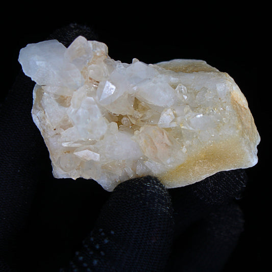 Rare 120g Golden Rutile Quartz with Chlorite Crystal Cluster  India 7x4cm