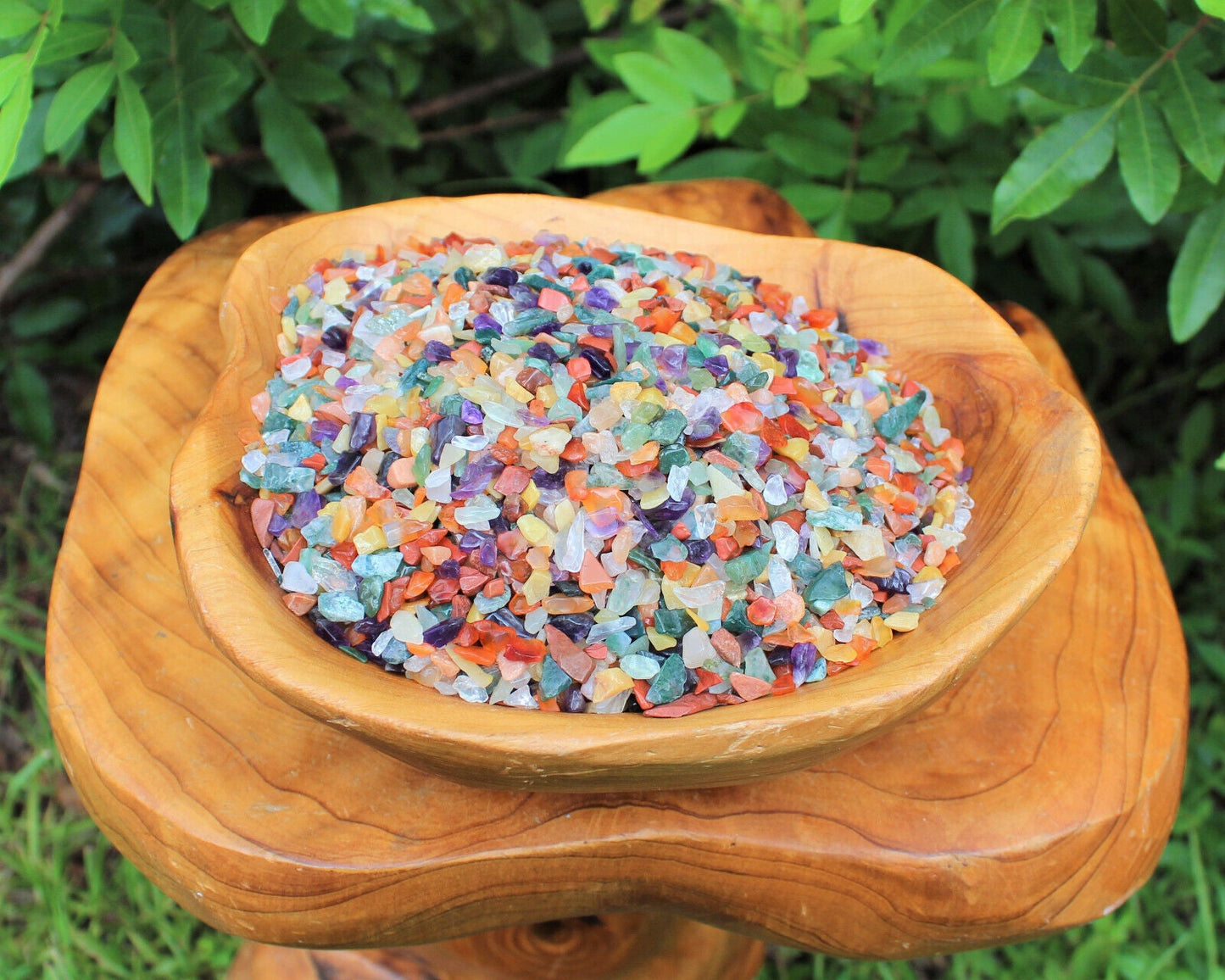 Assorted Semi Tumbled Gemstone Mini Chips 3-10 mm, Tiny, Mixed Chips Bulk Lot