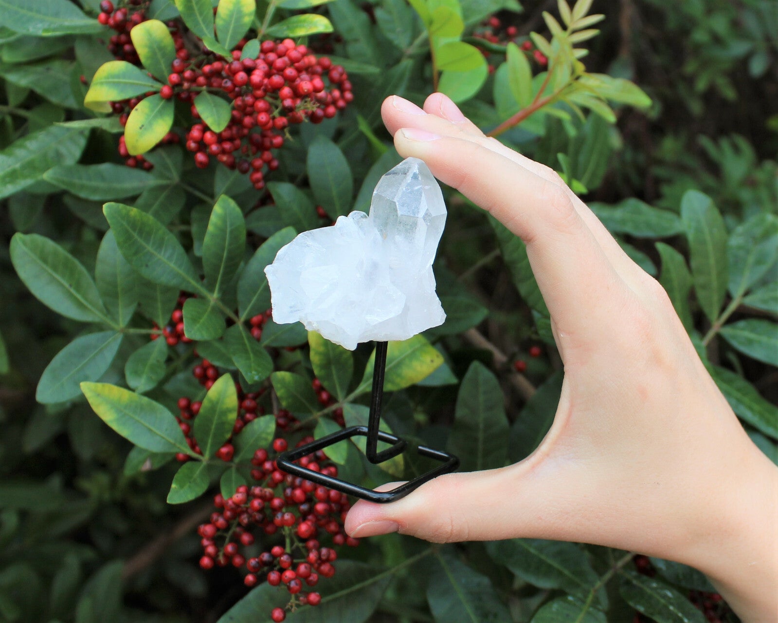 Clear Quartz Cluster Natural Crystal Décor Premium Raw Quartz from india