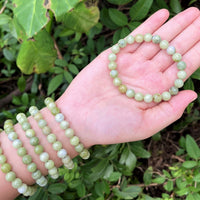 8 mm Bead Gemstone Bracelets: BUY 3 GET 1 FREE! (Stretch Crystal Bead Bracelets)