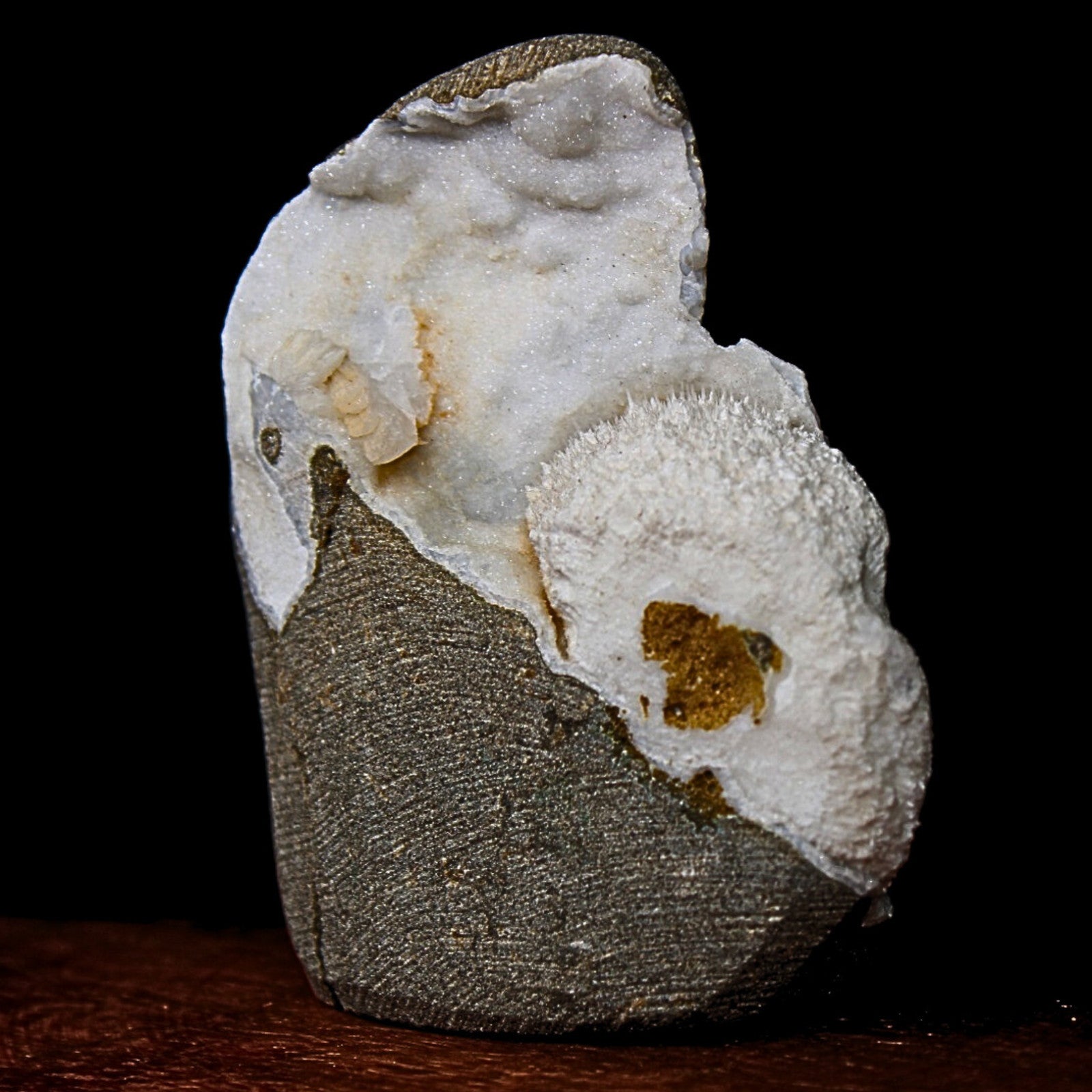 Raw Scolecite Geode 80g Natural Crystal Healing Mineral India