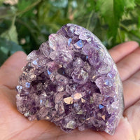 Finely Polished Uruguay Amethyst Cluster Crystal Geode, Pick a Size: 0.5 to 4 Lb