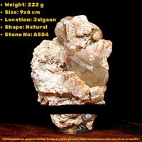 Smoky Quartz with Chlorite 222g Rare Mineral Crystal Specimen from India