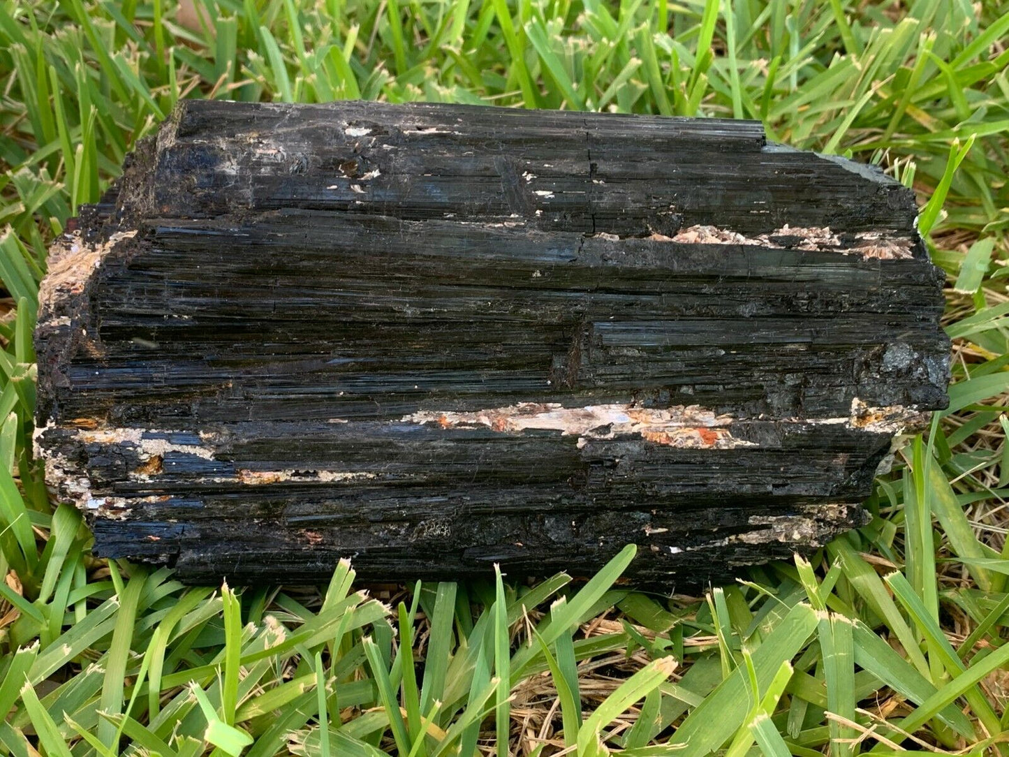 Extra Large Black Tourmaline Chunk / Rod / Log, Natural Rough Black Tourmaline