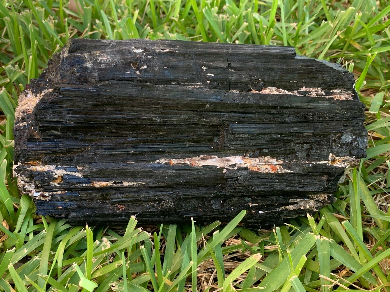 Extra Large Black Tourmaline Chunk / Rod / Log, Natural Rough Black Tourmaline