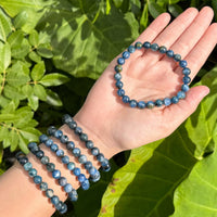 8 mm Bead Gemstone Bracelets: BUY 3 GET 1 FREE! (Stretch Crystal Bead Bracelets)