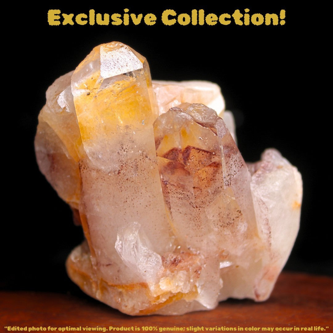 Phantom Quartz Healing Cluster 172g 6x4 cm Natural Energy Crystal