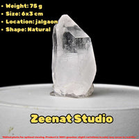 Himalayan Clear Quartz Point Wand Ethically Sourced Healing Crystal from India
