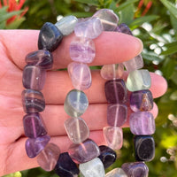 Wholesale Grade A++ Gemstone Nugget Bracelet, Choose from 18 Gemstone Types