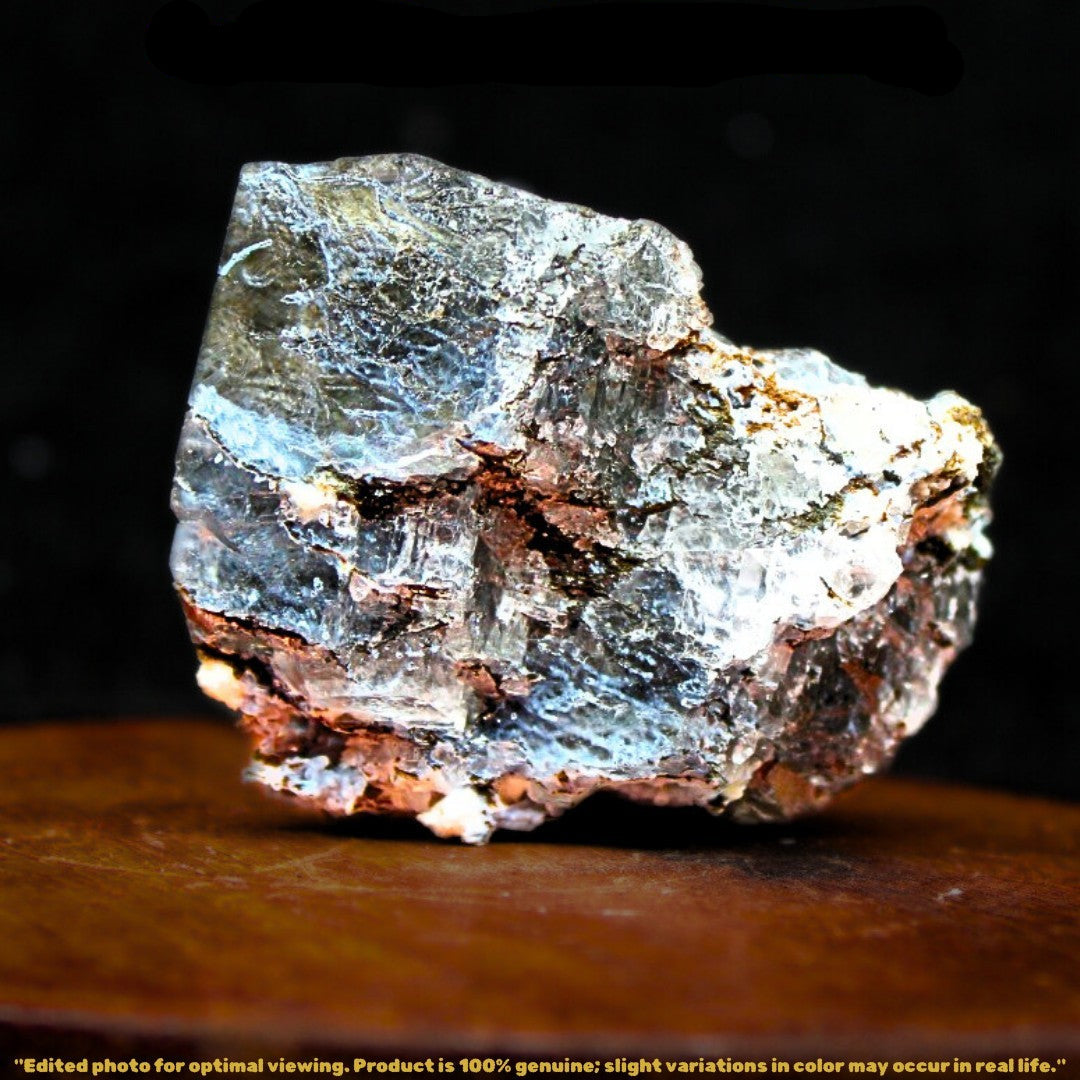 Calcite Rainbow Crystal 70g with Mordenite | Reiki Healing Stone 6x4cm