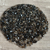 Grade A++ Smoky Quartz Semi Tumbled Gemstone Mini Chip 3- 6mm,Wholesale Bulk Lot