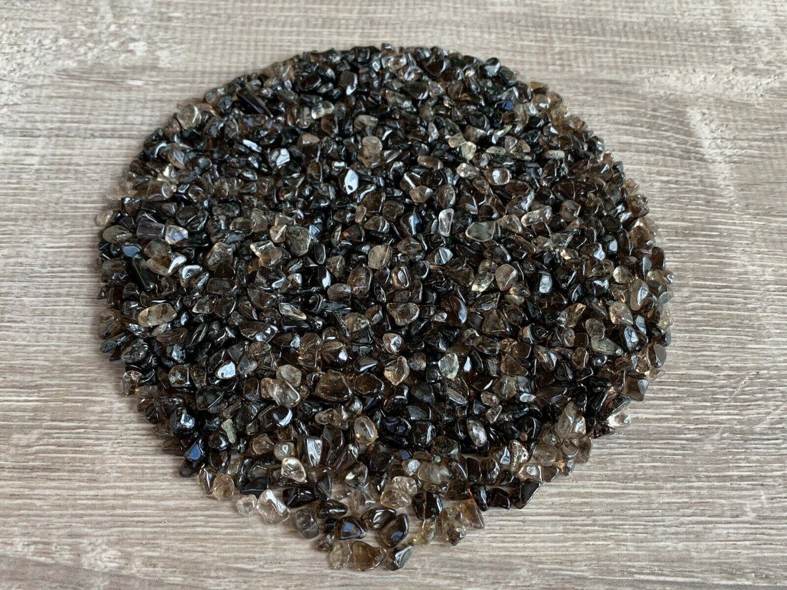 Grade A++ Smoky Quartz Semi Tumbled Gemstone Mini Chip 3- 6mm,Wholesale Bulk Lot