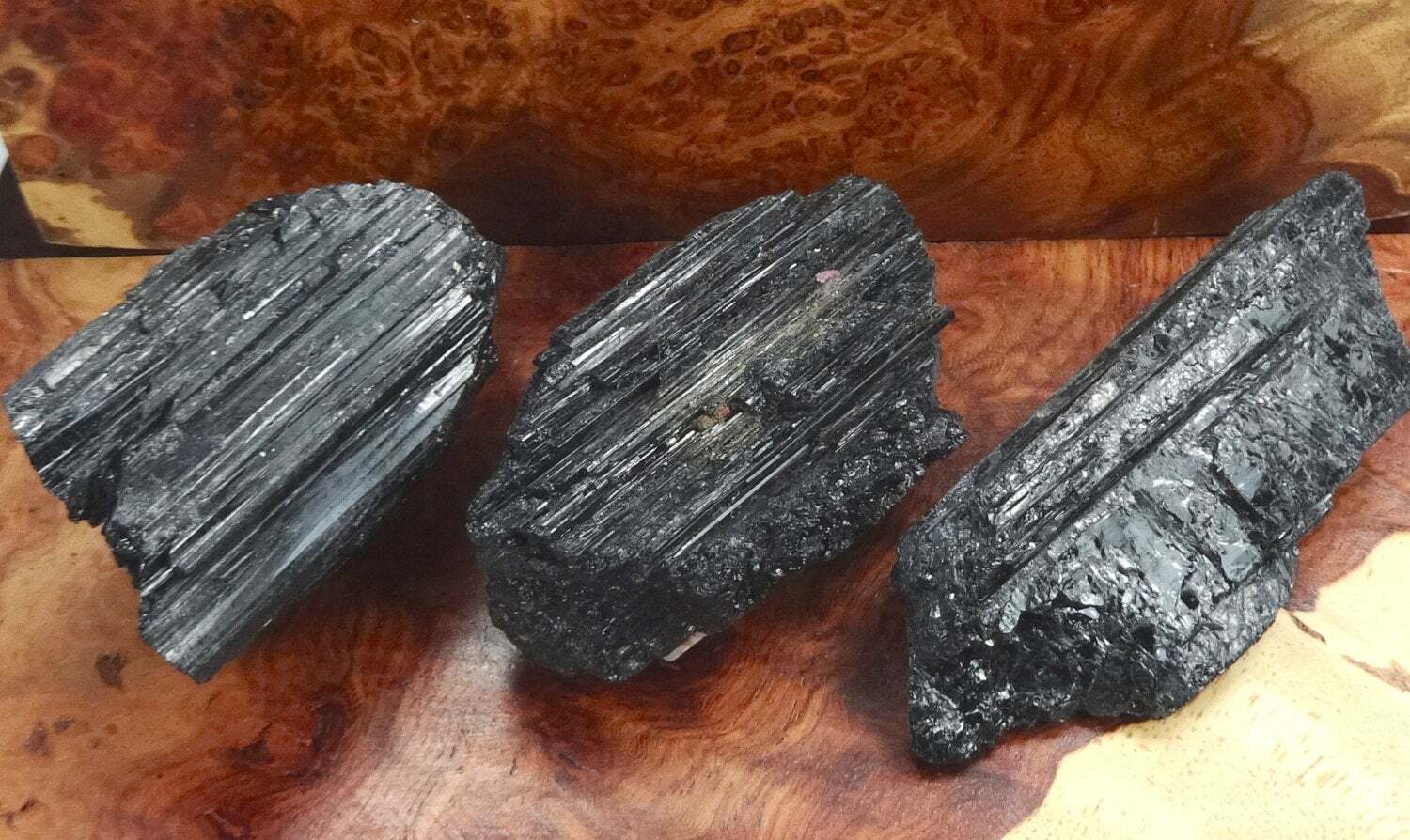 Large Black Tourmaline Crystal 1 LB ( 5 - 8 Pcs ) Crystal From Brazil