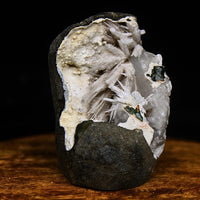 Scolecite Geode 110g Reiki Healing Crystal for Sleep Peace Meditation