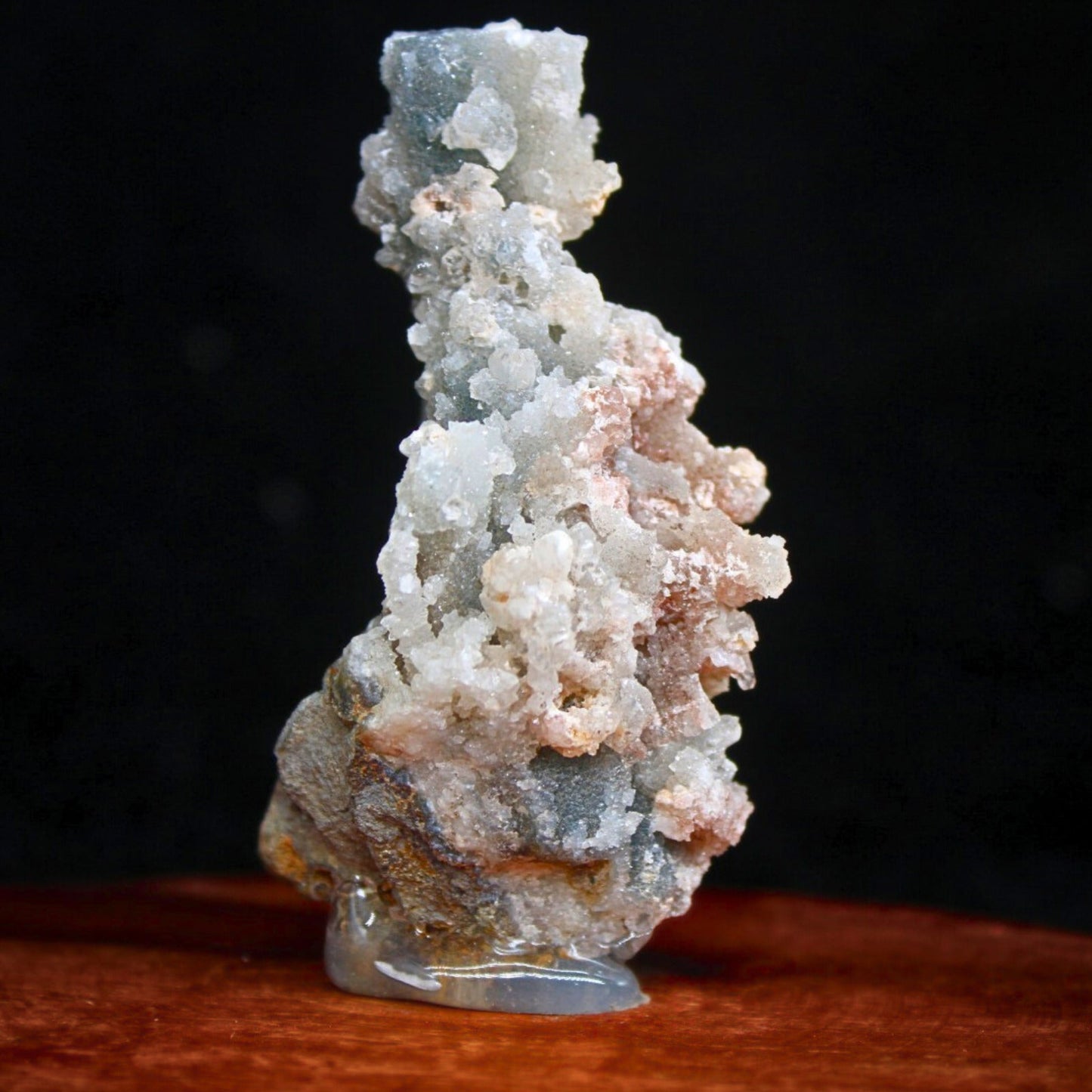 Natural Chalcedony Healing Crystal 50g 7x4cm | Calming Energy Stone