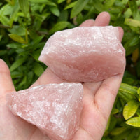 Large Rose Quartz Rough Natural Stones, 2.5"-6" Raw Rose Quartz, Pick A Weight