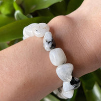 Wholesale Grade A++ Gemstone Nugget Bracelet, Choose from 18 Gemstone Types