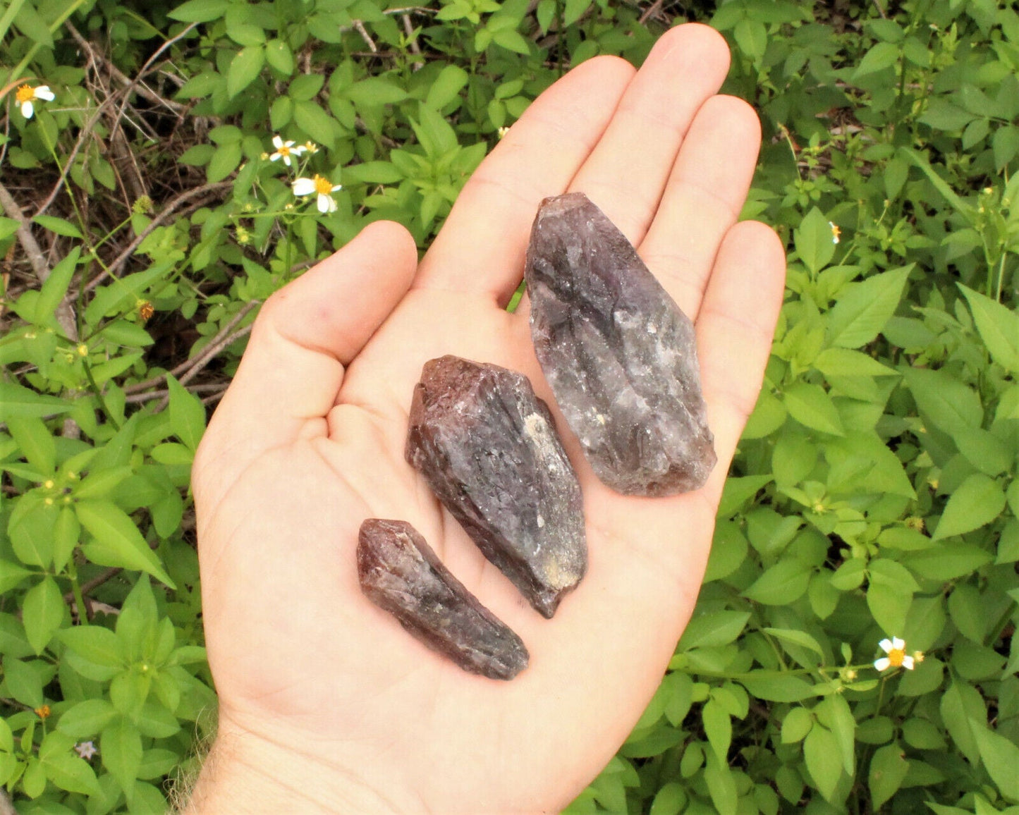 Super Seven Amethyst Cacoxenite Point (Super 7 Melody Stone, Crystal Point)