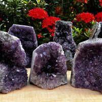 Amethyst Cluster, Amethyst Geode From Uruguay Cut Base, Pick a Size