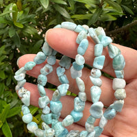 Wholesale Grade A++ Gemstone Nugget Bracelet, Choose from 18 Gemstone Types