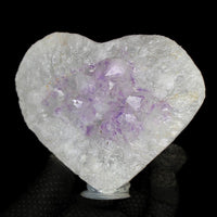 Amethyst Heart Cluster 707g Reiki Healing Crystal Crown Chakra Stone