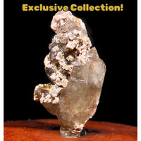 Smokey Quartz with Hematite Cluster 90g Rare Mineral Specimen 9x5x5 cm