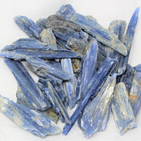 Blue Kyanite Blades Crystal Collection 1/2 lb Box Lot - Natural Kyanite Crystals