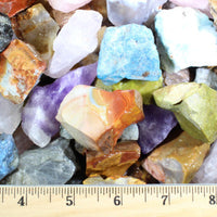 Madagascar Mix - Rough Rocks for Tumbling - Bulk Wholesale 1LB options