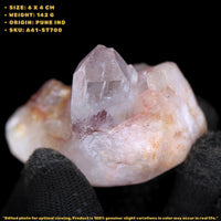 142g Phantom Quartz Crystal Stone Rare Inclusions Specimen from India