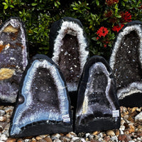 X-Large Light Purple/Gray Amethyst Cathedral, Raw Amethyst Geode, Pick a Weight