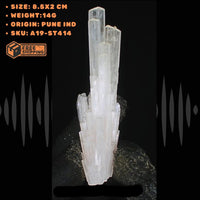 Natural Scolecite Crystal Cluster 14g White Zeolite Mineral from India