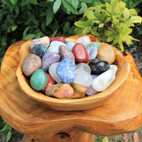 Assorted Tumbled Stones: SMALL, MEDIUM or LARGE Sizes Wholesale Bulk Lots Mixed