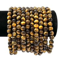 6 mm Bead Gemstone Bracelets BUY 3 GET 1 FREE - Dainty Stretch Crystal Bracelets