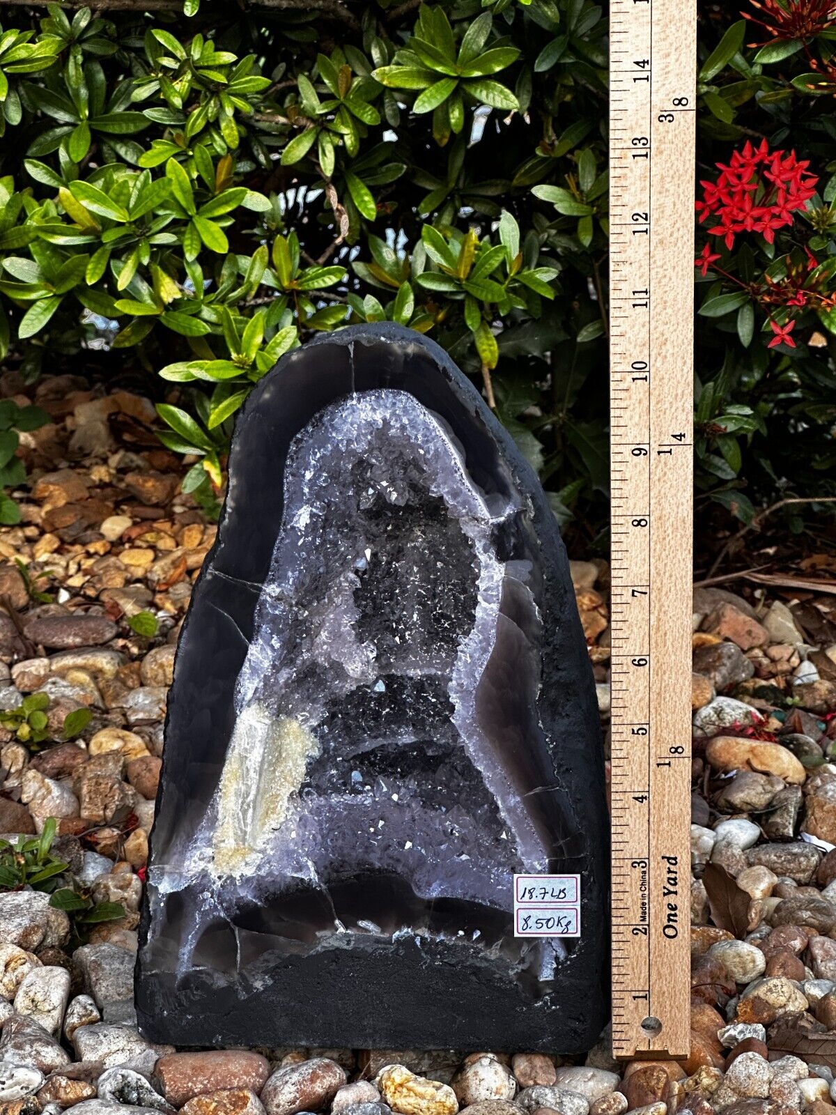 X-Large Light Purple/Gray Amethyst Cathedral, Raw Amethyst Geode, Pick a Weight