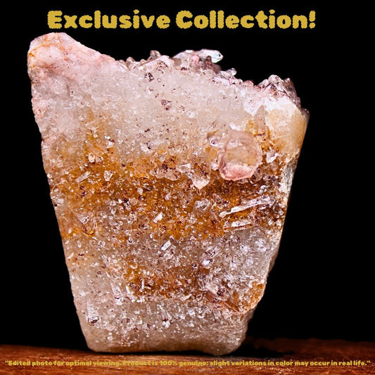 Phantom Clear Quartz 110g 5x4 cm Raw Crystal Cluster for Mineral Collectors