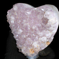 Heart Shaped Amethyst 876g Natural Crystal Cluster 12x12 cm from India