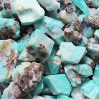 1/2 lb Lot Bulk Natural Rough Amazonite Crystal Healing Raw (8 oz)